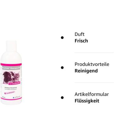 Alfavet Hexocare Shampoo 4% for Dogs & Cats - Chlorhexidine Skin & Fur Cleanser 250ml Concentrate Conditioner - Buy Online on GoSupps.com