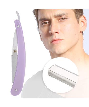 Classic Purple Razor - Retro Manual Shaving Knife for Men | Foldable Barber Razor for Hair & Beard - Buy Online on GoSupps.com