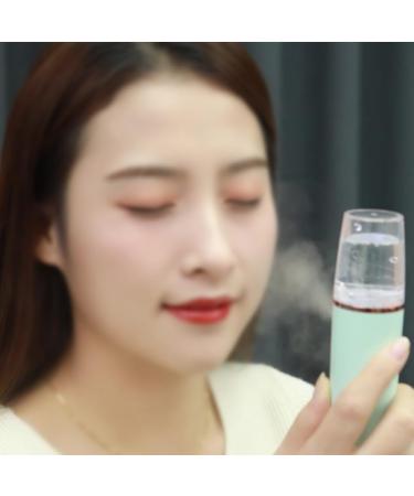 Dajidafu Mist Face Sprayer Diffuser USB Rechargeable Facial Mister Nebulizer Beauty Portable Atomizer Handheld Electric Steamer Green - Buy Online on GoSupps.com