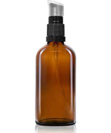OPUTEC 68 x 100ml Travel Pump Bottles - Mini Cream Lotion Dispenser for Easy Filling | Large Pack of Durable Brown Pumps - Buy Online on GoSupps.com