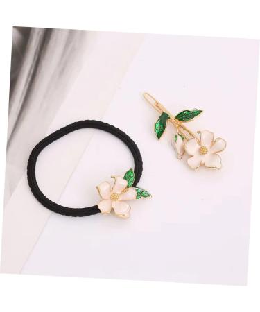 Beaupretty 1 Set hairpin hair barrettes for women elastic hair scrunchies girls hair tie girls hair band hair ties for girls clips for hair flower hair ties women's chic side clip alloy - Buy Online on GoSupps.com