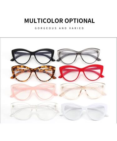 PARWANA Cat-Eye Blue Light Blocking Reading Glasses +350 - Anti Eye Strain Tortoiseshell Computer Readers - Buy Online on GoSupps.com