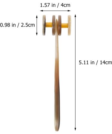 Frcolor 1stk Multi-Wheel Massager for Muscle Relief & Facial Tightening - Portable Back & Leg Massage Roller - Buy Online on GoSupps.com