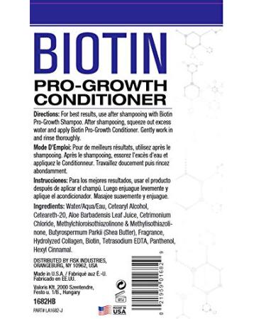 Hair Chemist Biotin Pro-Growth Conditioner 33.8 oz. - Promotes Hair Growth for Thin Hair - Buy Online on GoSupps.com
