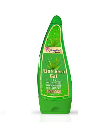 Badahair products Aloe Vera Gel Multipurpose Moisturising Beauty Aloe Vera Gel for Face Skin & Hair| Rich in Vitamin E and Antiseptic Herbs | For Smooth Nourished and Moisturised Skin 130ml (1)