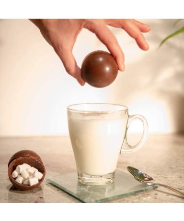 Hot Chocolate Gift Sets - 2 Sets of hot Chocolate Bombs with Marshmallows Inside and in a Gift Box - Buy Online on GoSupps.com