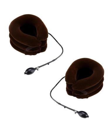 Travel Cushion Neck Traction - Inflatable Cervical Pillow for Muscle Pain Relief - Buy Online on GoSupps.com