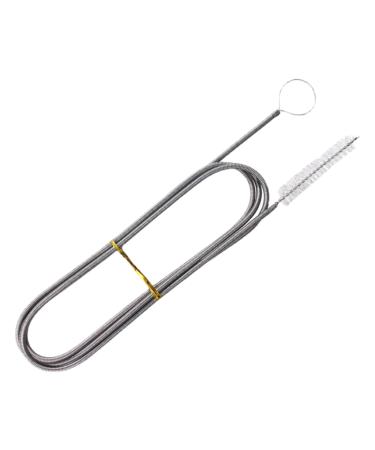 Saccgt Flexible Feed Pipe Cleaning Brush Slim Drain Holes Cleaning Tool Hose Pipe Cleaning Brush Multifunctional Flexible Brush Stainless Steel
