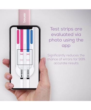 Beurer Ovulation & Pregnancy Test Kit | 15 FSH, 15 LH Strips | Connects to Pearl App | Natural Family Planning | OT80 - Buy Online on GoSupps.com