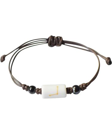 Couple Bracelet Ceramic Handmade Twelve Constellation Bracelet Constellation Bracelet Bracelets Bride Necklace Set A One Size - Buy Online on GoSupps.com