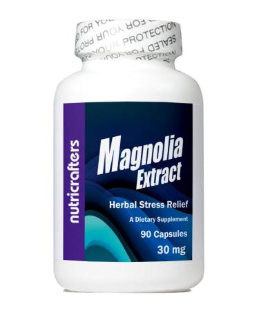 Magnolia 45X Extract 30mg 90 Capsules - Super Bioactive Concentrate - 45 Times More Potent Than Standard 2% Products.