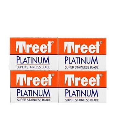 40 Treet Platinum Double Edge Razor Blades