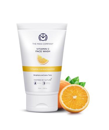 The Man Company Skin Brightening Vitamin C Face Wash with Turmeric and Moringa | Paraben & SLS Free - 100ml