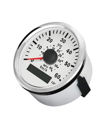 ELING GPS Speedometer for Boat & Yacht | 0-60 km/h 0-40 mph | Backlit 85mm | 12V/24V | Accurate Speed Meter - Buy Online on GoSupps.com
