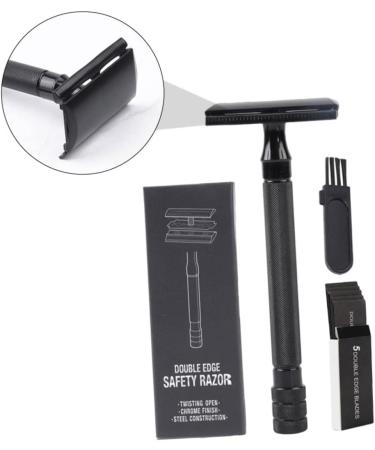 Magiclulu 3 Sets Manual Razor - Classic Metal Beard Shaver for Men | Double Edge Safety Razor - Buy Online on GoSupps.com