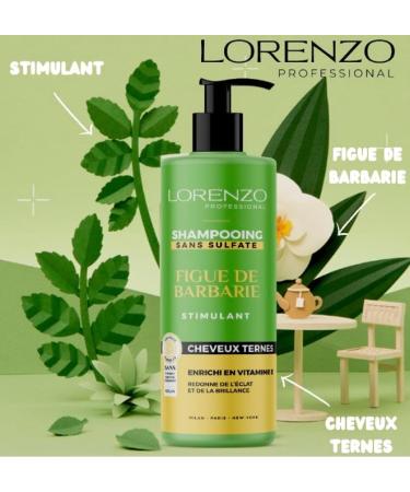  LORENZO PROFESSIONAL Lorenzo - CARE PACK - Shampoo and Mask with Prickly Pear - 2x500 ml - Buy Online on GoSupps.com
