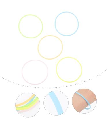 OKUMEYR 10 Pcs Silicone Bracelet Kids Jelly Bracelet Neon Jelly Bracelets Friendship Bangles Gummy Wristbands Jelly Bracelets 80 s Rubber Bracelet Hair Bands Child Elastic Gift Silica Gel 5.8x5.8cm Assorted Color - Buy Online on GoSupps.com