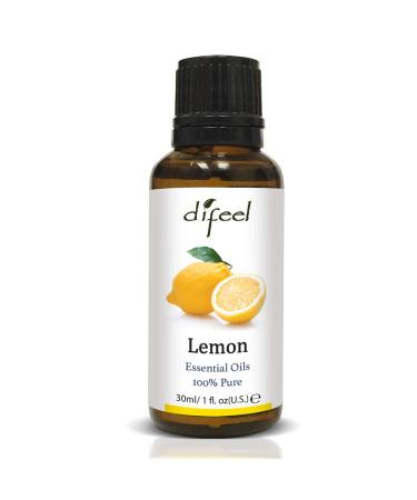 Difeel Essential Oils 100% Pure Lemon Oil 1 ounce (3-Pack)