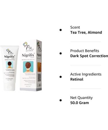 READ QURA Nigriifix cream for Acanthosis Nigricans Exfoliant For dark areas of the body such as Neck Ankles Knuckles Armpits Thighs Elbows 50gm 17 oz - Buy Online on GoSupps.com