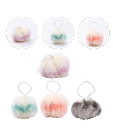 Buy 4pcs Stylish Bath Balls | Foaming Shower Tools | Bubble Makers & Scrubbers for Bathing - Buy Online on GoSupps.com