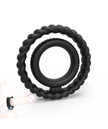 DYNLAB Soft Silicone Ring For Men Stress Reducing Gift For Happy Couples