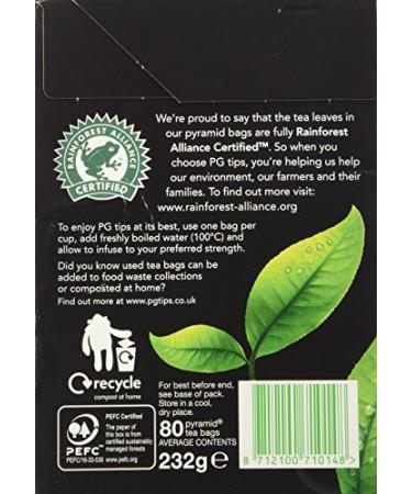 PG Tips Gold: Best Tasting Blend - 80 Tea Bags | Buy Online - Buy Online on GoSupps.com