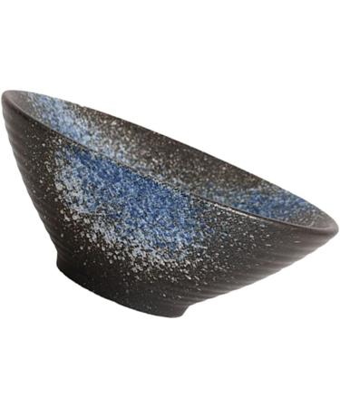 Angoily Ceramic Japanese Ramen Noodle Soup Bowls for Udon Soba Pho Asian Noodles Large Blue 8inch - Buy Online on GoSupps.com