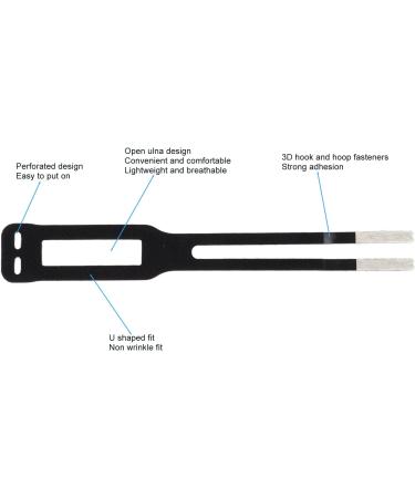 Adjustable Carpal Tunnel Brace for TFCC Crack - Left & Right Wrist Support - Black Fitness Aid - Buy Online on GoSupps.com