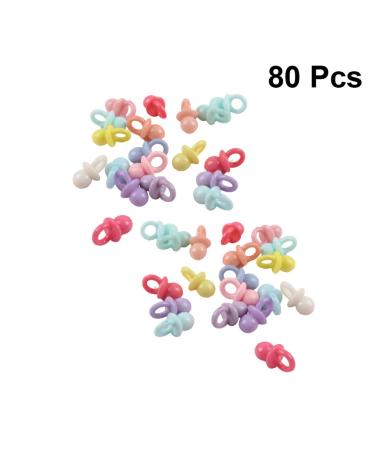 Artibetter 80-Piece Toddler Pacifier Clips - Colorful Acrylic Gift Set for Birthdays & Christmas - Buy Online on GoSupps.com