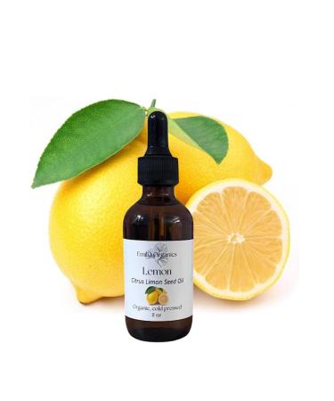 Lemon Seed Oil Organic Cold Pressed Unrefined Natural 2 Fl Oz