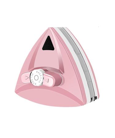 Window Cleaner Magnetic Double Sided Window Glass Cleaner 5-Files Adjustable Thickness Home Magnets Wiper Cleaning Brush Tools for Double Glazed Window Thickness (Pink)