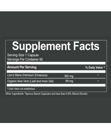Desert Harvest Lion s Mane Mushroom Supplement - Cognitive Support - 90 Capsules - Buy Online on GoSupps.com
