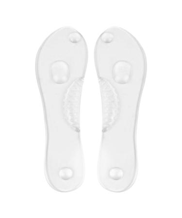 Healifty 2 Pairs Insole Lady Tools Silicone Gel Non Shoe Pads Lady Shoe Pad Foot Women's Shoes Miss
