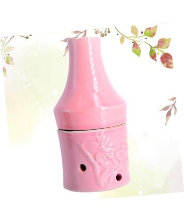 Minkissy Porcelain Moxa Etui Premium Ceramic Facial Massage Tool & Moxa Pot for Relaxation | Pink Moxibuspot Device - Buy Online on GoSupps.com