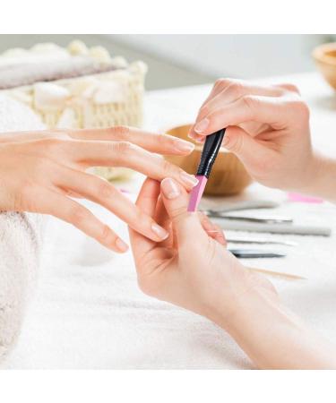 Double-Headed Nail Polishing Pen with Pumice Stone - 2pcs Nail Cuticle Care Tool Set - Buy Online on GoSupps.com