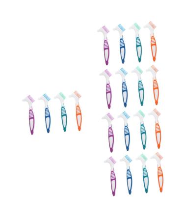 Minkissy 20 STK toothbrush Denture Cleaning Brush Denture Cleaner Household Cleaner Proxisy Picker Picker Bush brush with heads Problemic cleaning brush for home clean