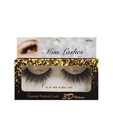 4 Pairs Miss Lash 100% Handmade Tapered 3D Volume lash M362