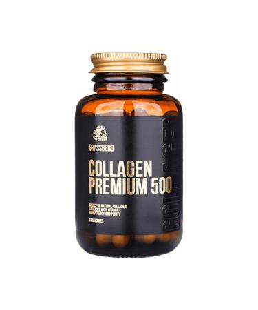Grassberg Collagen 500 mg + VC 40 mg (60 capsules) Unflavored