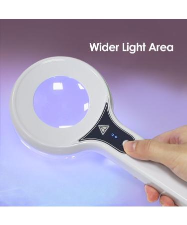 Woods Lamp Skin Analyzer Professional Facial Magnifying Analyzer for Skin Diagnosis Facial Salon Beauty Analyzer Lamp One-Key Operation for Esthetician/Skin Testing/Pets Urine Detector - Buy Online on GoSupps.com