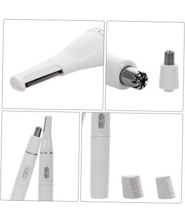 FOMIYES Rotary Shaver Electric Eyebrow Trimmer Nose Trimmer No Battery Facial Scrub For Women - Buy Online on GoSupps.com