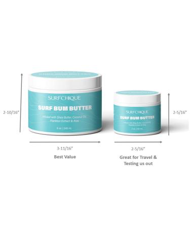 Surf Bum Whipped Body Butter - Tropical Coconut Vanilla Mango & Papaya | 8 oz | Moisturizing Skincare for All Skin Types - Buy Online on GoSupps.com