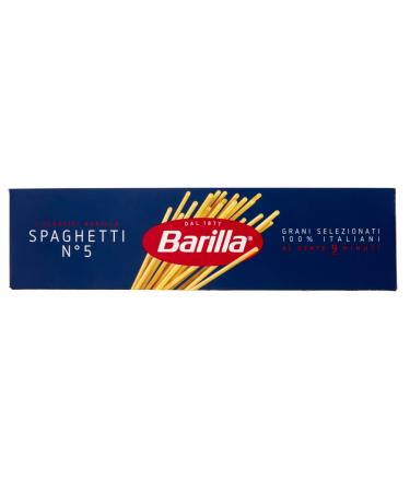 Buy 10Kg Barilla Spaghetti No. 5 - 20 x 500g Packs | Authentic Italian Pasta for Worldwide Shipping - Buy Online on GoSupps.com