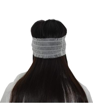 Greenour 100 Count Disposable Headbands for Facials Spa - Soft Non-woven Individually Wrapped - White - Buy Online on GoSupps.com