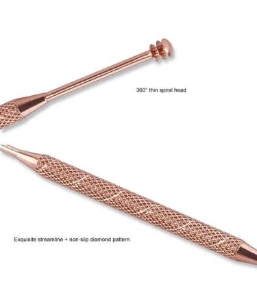 Portable Stainless Steel Spiral Ear Cleaner | Double End Ear Spoon & Wax Remover | Relaxation Care Tool (Color 02) - Buy Online on GoSupps.com