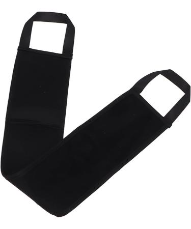 Self Tanner Back Applicator Mitt Lotion Applicator Strip for Even Tan Washable Tanning Glove with Easy Grip Handles Suitable for All Types of People Flocking Material Black - Buy Online on GoSupps.com
