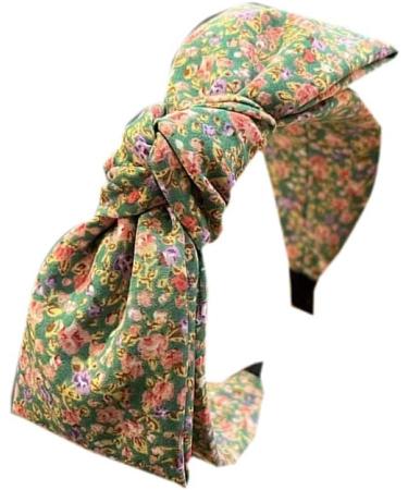 Wide Headband for Women Knotted Hairband Fabric Hairband Hoops Twist Headbands Hair Accessories For Girls (CWidHuaBow) - Buy Online on GoSupps.com