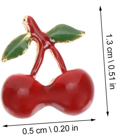 NUOBESTY 10pcs Fruit Drop Oil Pendant Fashion Necklace Cherry Charms Miniture Decoration Water Bottle Accessories Fruit Charms Diy Supplies Charms for Diy Craft Jewlery Metal Jewelry Alloy - Buy Online on GoSupps.com