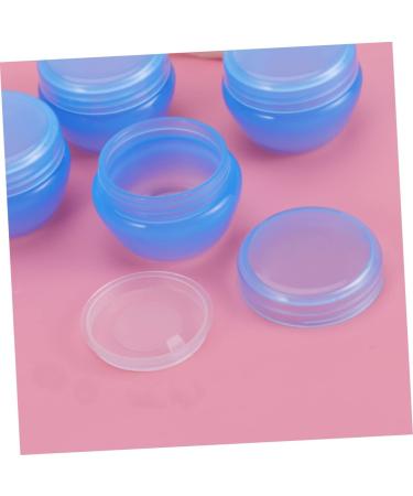 Beaupretty Travel empty plastic jar empty clear plastic sample containers small cosmetic sample containers 20g cosmetic containers make up container jar Mini Plastic Jars vial travel Cream Blue medium - Buy Online on GoSupps.com