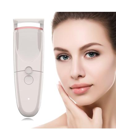 Heated Lash Curler 2024 Upgrade Electric Eyelash Curlers - with 4 Temperature Settings USB Rechargeable Long-Lasting Battery
