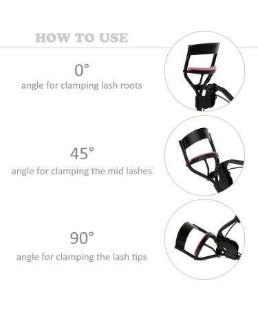 Eruinfang Eyelash Pliers & Lash Curler - Pain-Free Professional Tool for Perfectly Curved Eyelashes | Includes 10 Silicone Pads | Purple & Black - Buy Online on GoSupps.com